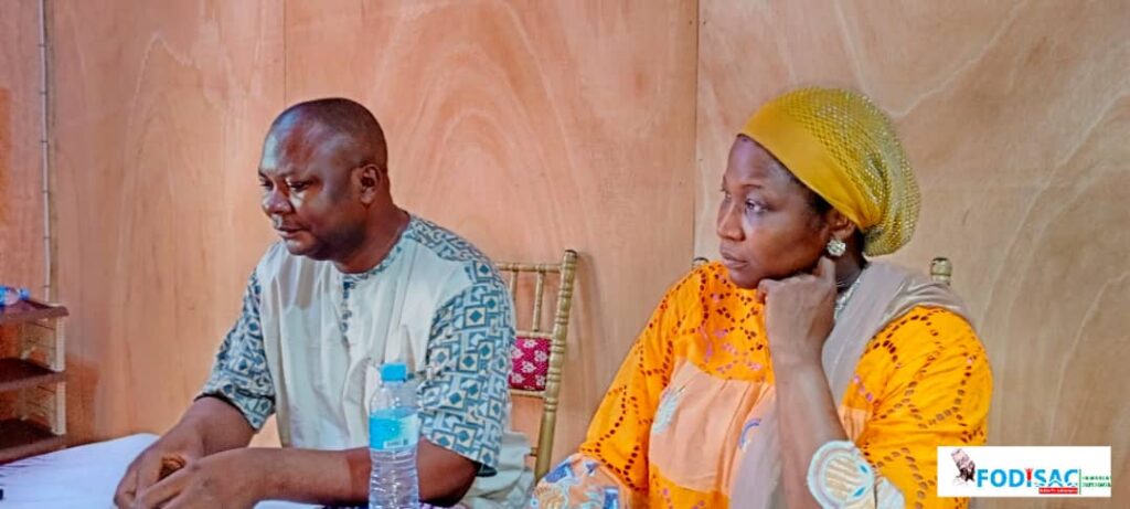 Réunion Technique de la FODISAC: Consolidation des Actions Culturelles et Communautaires