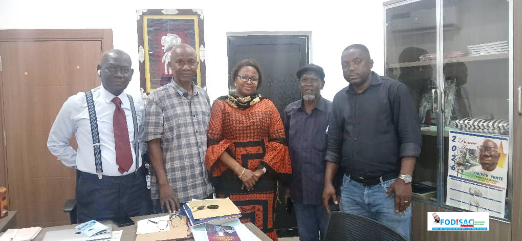 SÉANCE DE TRAVAIL AU MNG : LE PARTENARIAT MNG-FODISAC POUR LA MÉMOIRE DE DINAH SALIFOU CAMARA