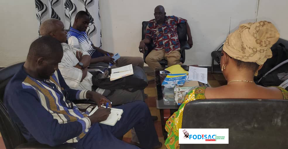 Activités de la FODISAC – Rencontre avec la DCE de Kaloum