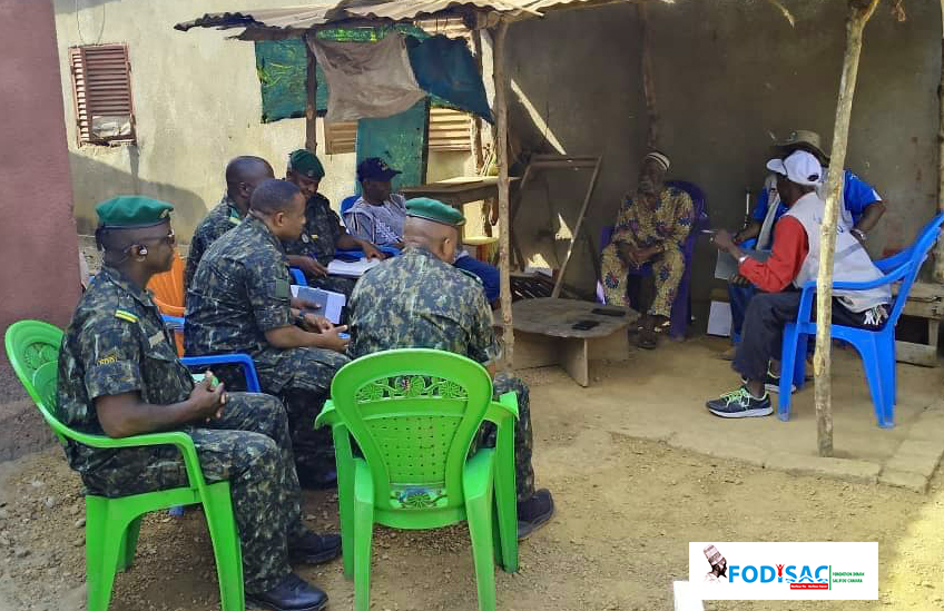 LA FODISAC REÇOIT LA DIRECTION DES ARCHIVES ET MUSÉE DES ARMÉES À SOGOBOLY (UNE MISSION DE DÉCOUVERTE ET D’INFORMATION)